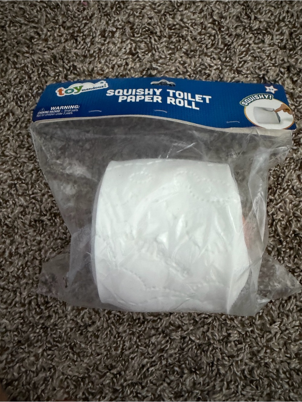 Squishy Toilet Paper Roll 🧻 toy